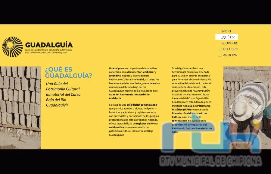 El patrimonio inmaterial del Bajo Guadalquivir, a un solo clic en la plataforma ‘Guadalguía’ del IAPH