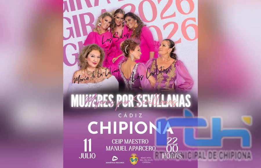Chipiona acogerá el espectáculo ‘Mujeres por Sevillanas’ el próximo 11 de julio