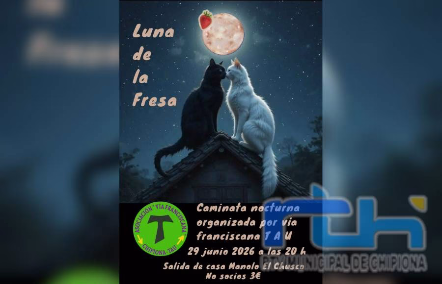 Vía Franciscana Tau convoca este lunes a las primera caminata estival denominada Luna de la Fresa