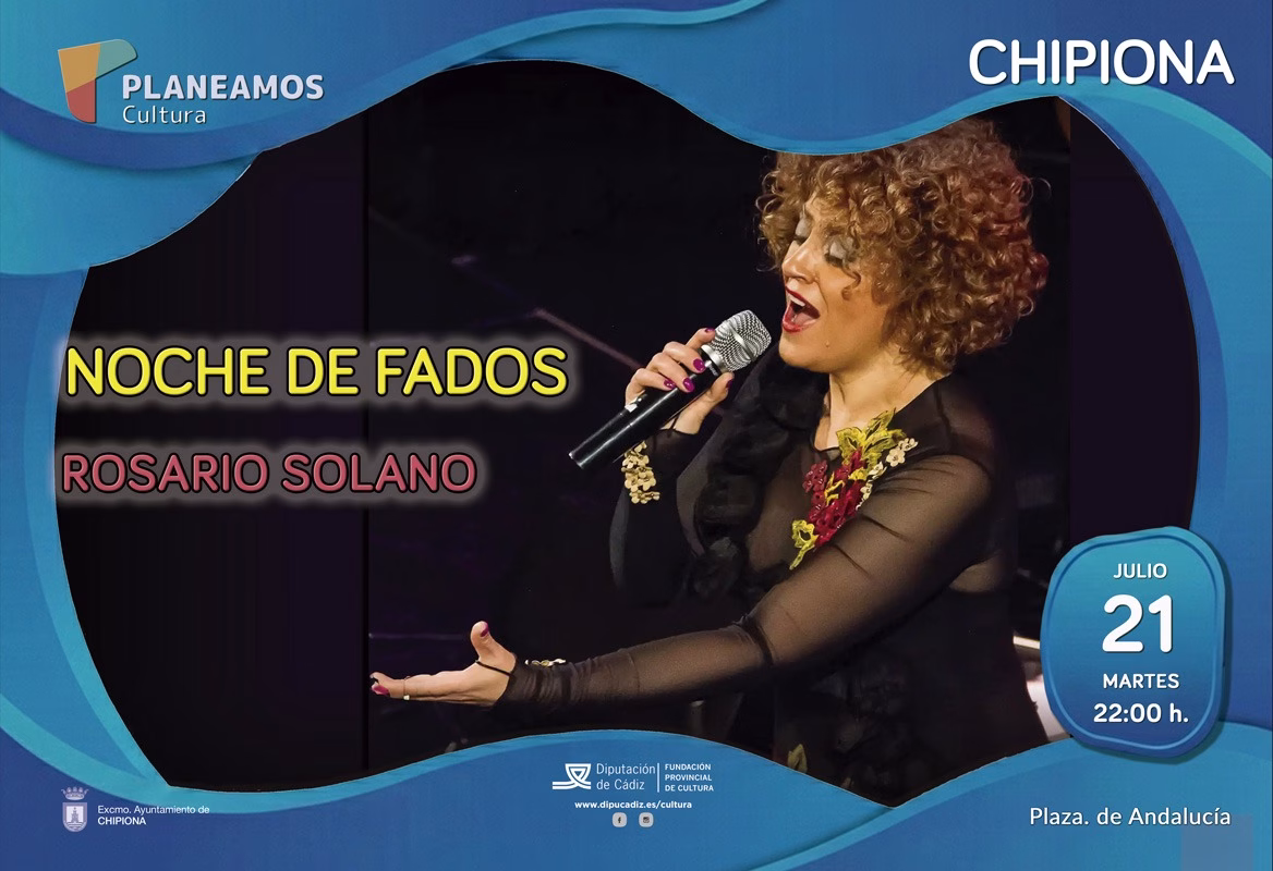 El programa Música al Fresco arranca mañana martes en Chipiona con una noche de fados protagonizada por Rosario Solano