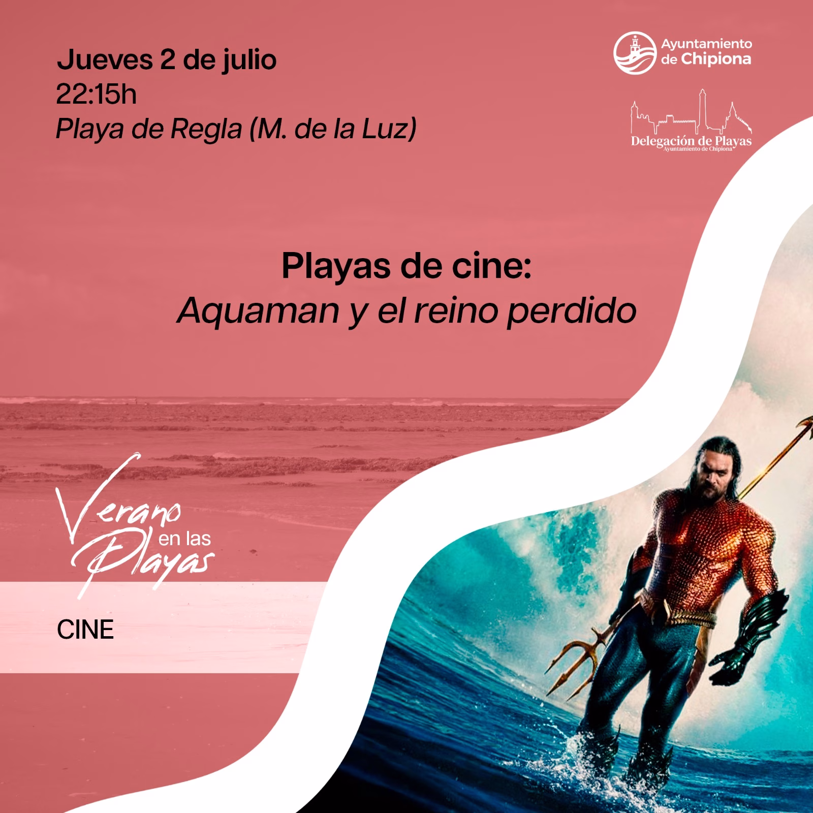 Esta noche se proyecta en Chipiona la primera de las seis películas del programa Playas de Cine