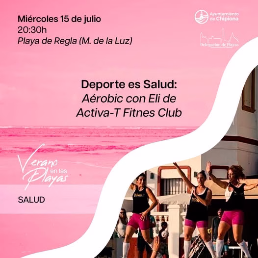 La playa de Regla escenario esta tarde de una actividad de aerobic dentro del programa Deporte es Salud