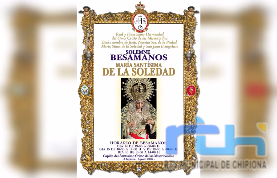La Hermandad del Cristo de las Misericordias anuncia el besamanos de Nuestra Señora de la Soledad