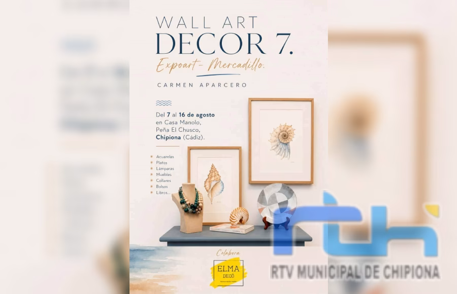 La sala Espacio Vacío acoge un verano más la exposición ‘Wall art decor’ de Mari Carmen Aparcero