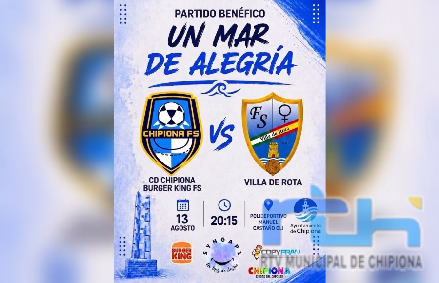 Fútbol Sala en Chipiona para colaborar con el reto extremo solidario ‘Un mar de alegría’