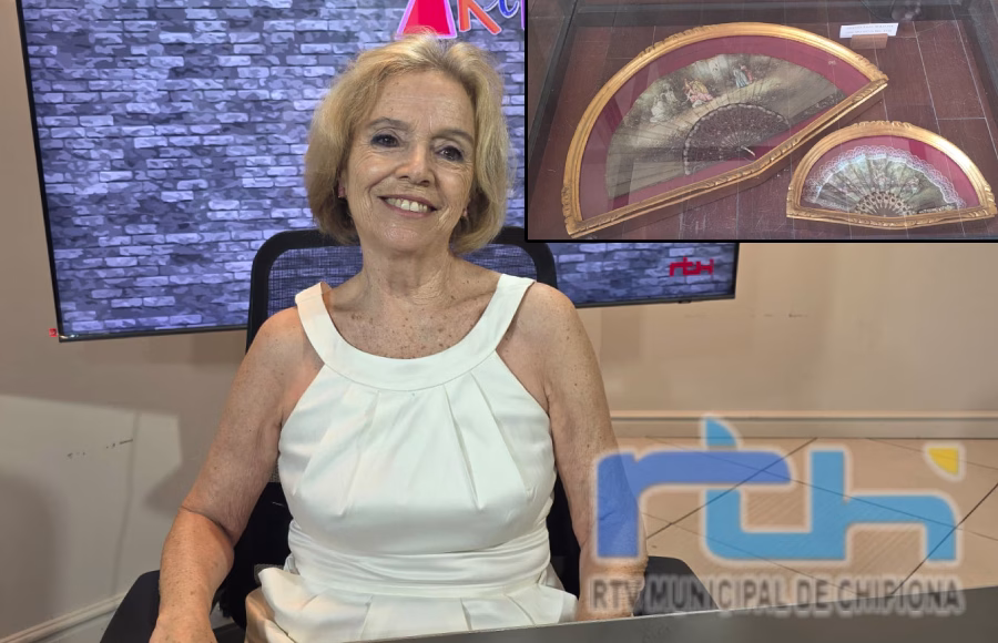 La sede de la Asociación Cultural Caepionis es escenario de una exposición de abanicos de María Rosa Cadierno