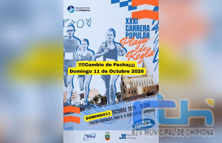 La Carrera Popular Playa de Regla cambia la fecha de celebración al domingo 11 de octubre