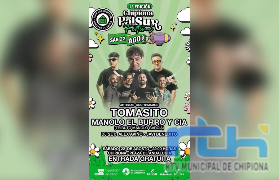 Mañana se celebra la primera edición de Chipiona PalSur Festival