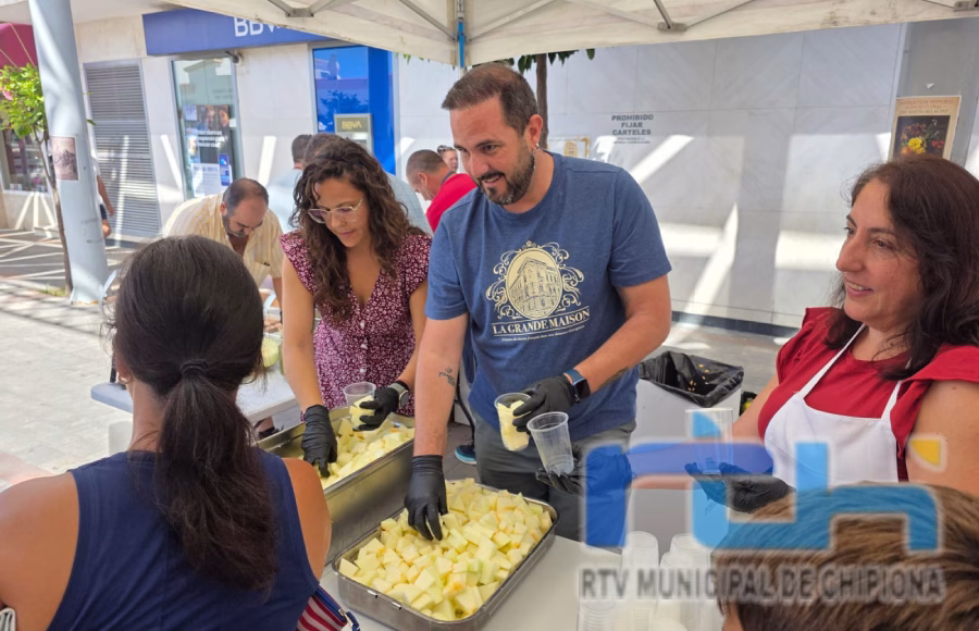El melón ha sido protagonista hoy en la segunda degustación de la campaña ‘Chipiona Cultiva Sabor’