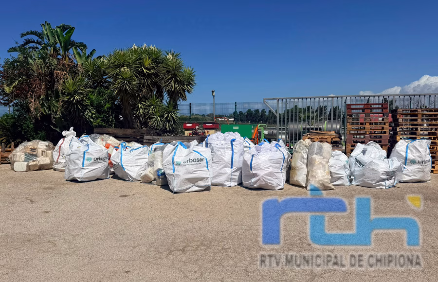 Aumenta la recogida de envases de uso agrícola profesional en Chipiona respecto al mes pasado