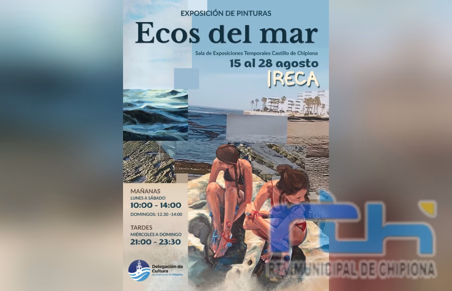 Últimos días para visitar en el Castillo la muestra pictórica ‘Ecos del Mar’, de la joven chipionera Irene Caña