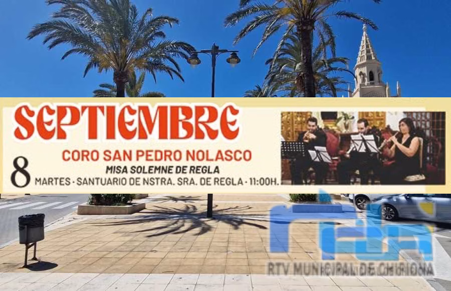 El Festival de Música Ciudad de Chipiona pone broche final mañana en la misa solemne de la Virgen de Regla con el coro San Pedro Nolasco