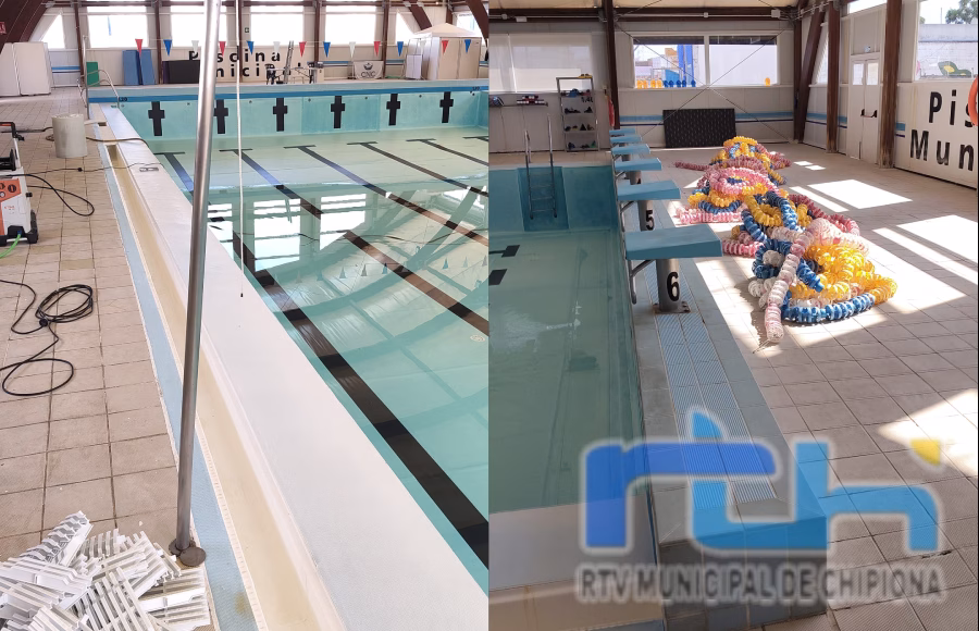 La piscina municipal de Chipiona ultima su puesta a punto para iniciar la nueva temporada el 16 de septiembre