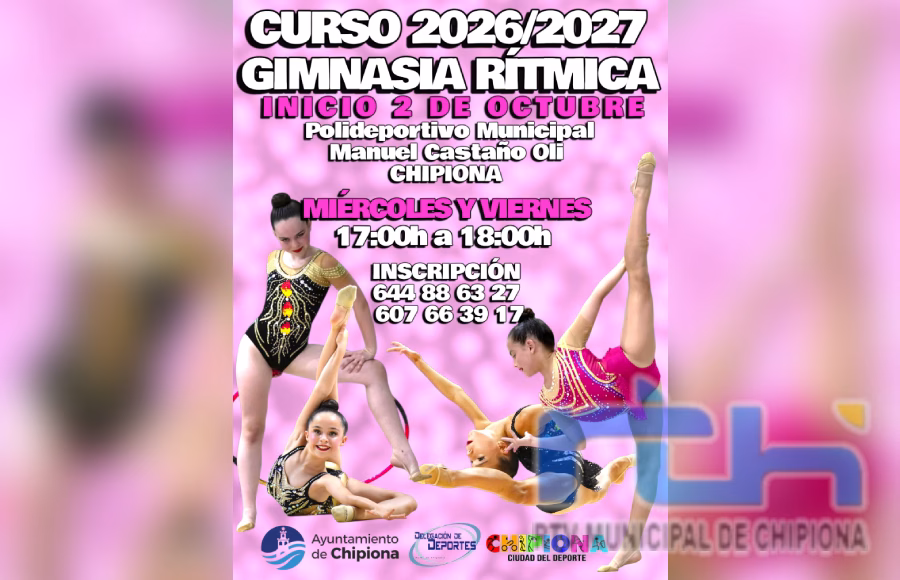El Club Gimnasia Rítmica Chipiona se prepara para iniciar el nuevo curso el 2 de octubre