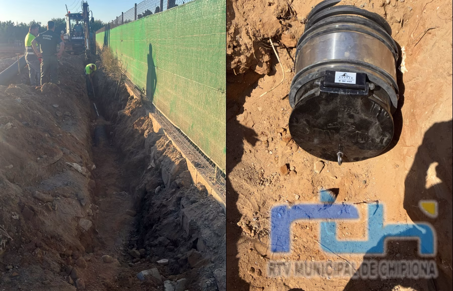 Finalizan las obras de evacuación de aguas pluviales en el camino de Los Rizos