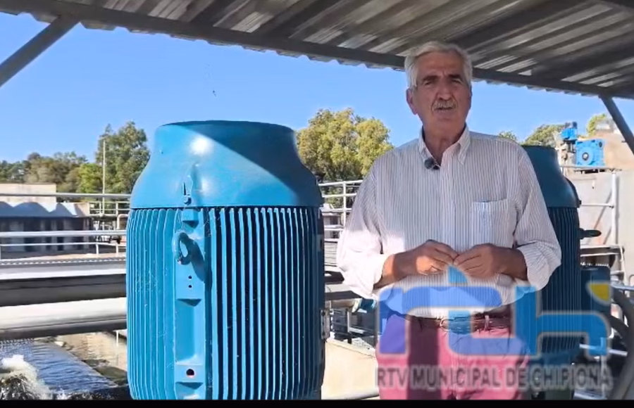 El alcalde de Chipiona informa sobre el proyecto para reutilizar aguas depuradas para el riego agrícola