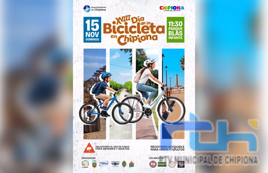 Anuncian que el Día de la Bicicleta en Chipiona se celebrará el 15 de noviembre