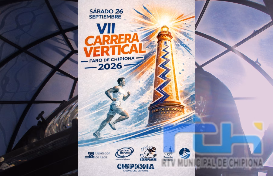La Carrera Vertical Faro de Chipiona vuelve este sábado con 219 participantes y novedades en su séptima edición