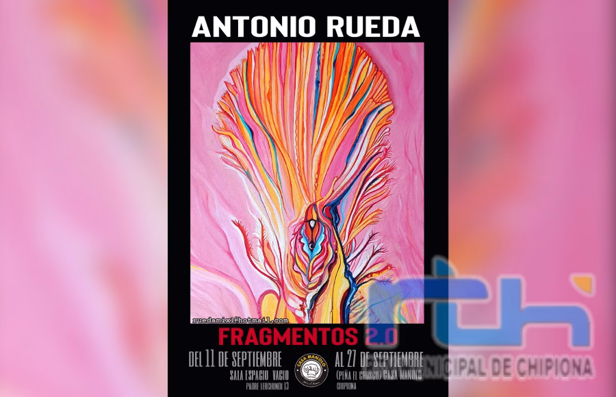 Últimos días en la Sala Espacio Vacío de la muestra de Antonio Rueda ‘Fragmentos 2.0’, con el mar de Chipiona como protagonista