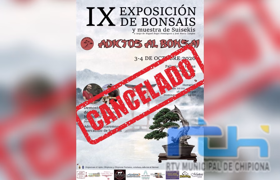 Comunican la suspensión la exposición ‘Adictos al bonsai’