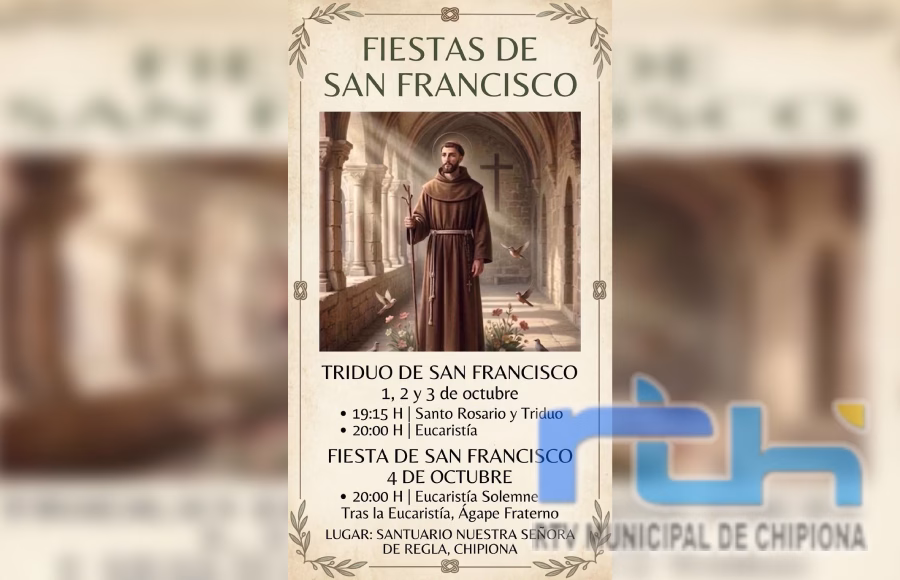 El Santuario de Nuestra Señora de Regla inicia hoy los cultos en honor a San Francisco de Asís