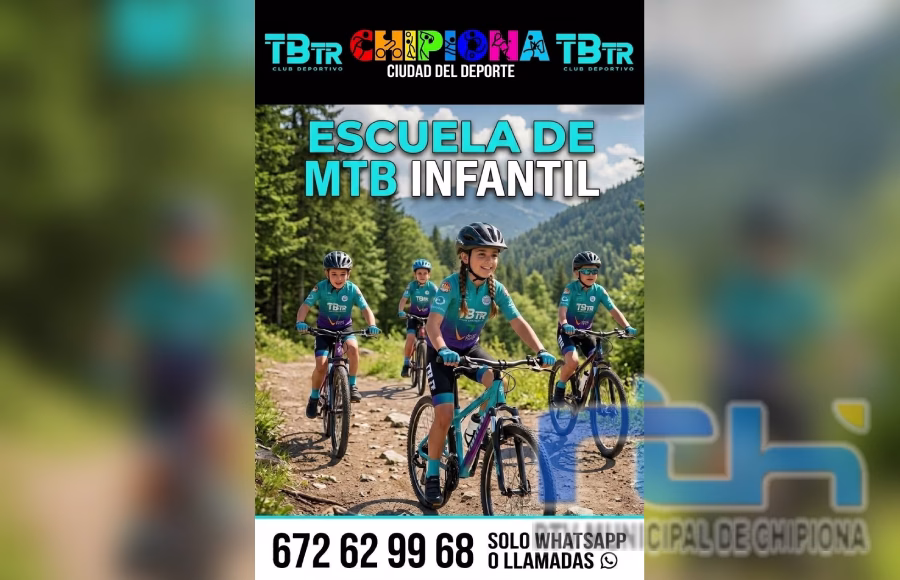 El CD TBTR pone en marcha una escuela infantil de ciclismo de montaña en Chipiona