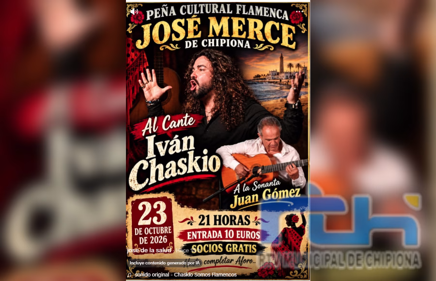 La Peña Cultural Flamenca José Mercé acoge este viernes una noche de cante flamenco con Iván Chaskio y Juan Gómez a la guitarra