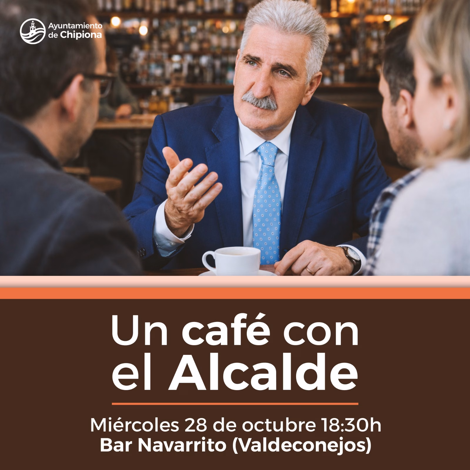 La próxima semana tendrá lugar una nueva cita de ‘Un café con el Alcalde’ en la zona de Valdeconejos