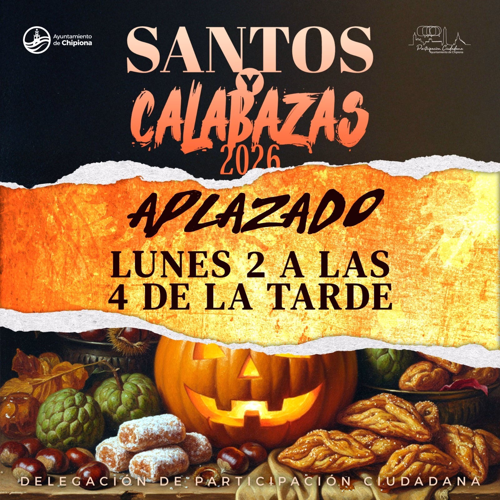 Participación Ciudadana traslada Santos y Calabazas al 2 de noviembre por el luto oficial decretado tras el accidente ferroviario